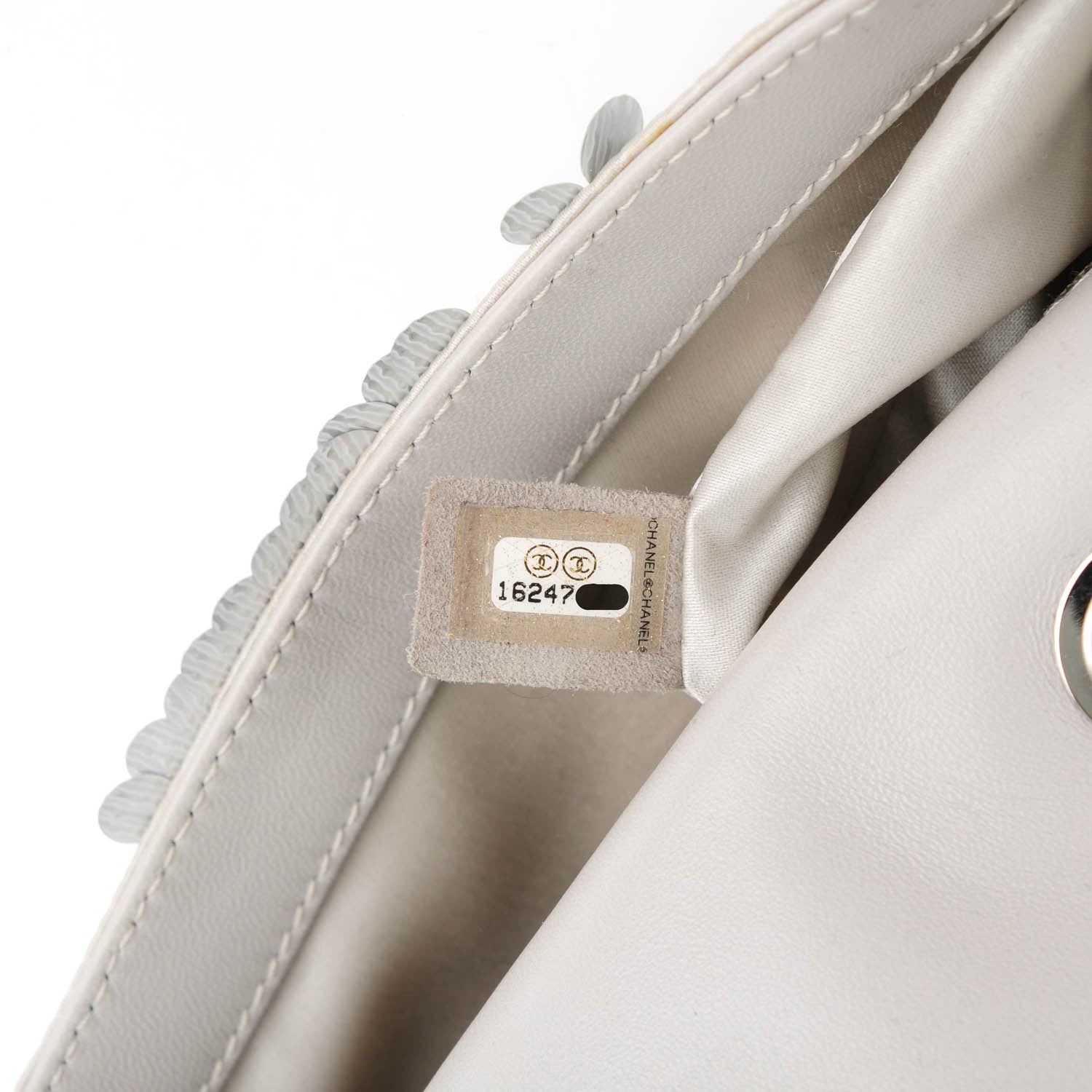 Chanel Sequin Paillette Small Flap Silver 8 of 8