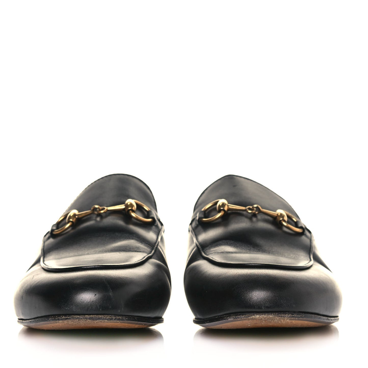 Calfskin Womens Princetown Slippers 37 Black