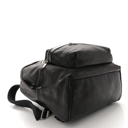 Saint Laurent Calfskin Multi Zipper City Backpack Black 4 of 10