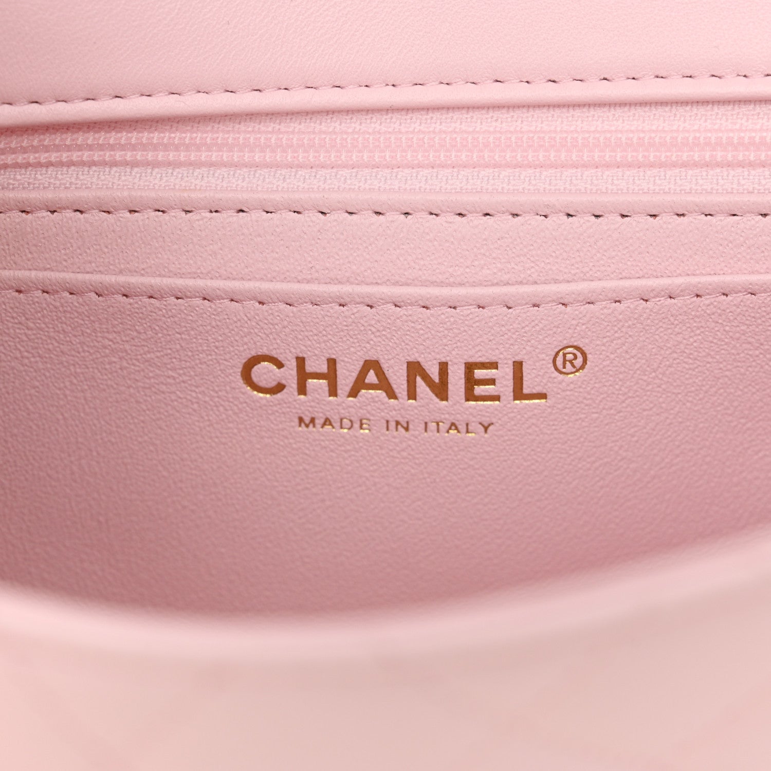 Chanel Lambskin Quilted Mini Top Handle Rectangular Flap Light Pink 6 of 12