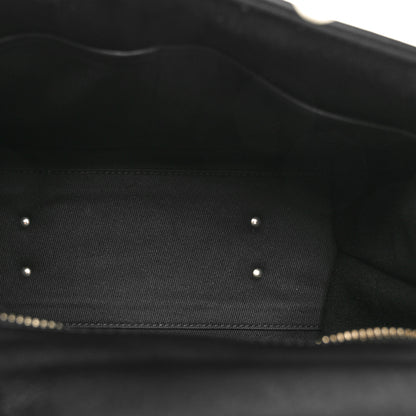 Valentino Garavani Nappa Medium Polka Dot Candystud Top Handle Bag Black White 5 of 9