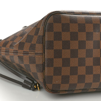 Louis Vuitton Damier Ebene Neo Neverfull MM Rose Ballerine 8 of 12