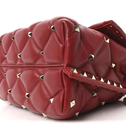 Valentino Garavani Nappa Medium Candystud Top Handle Bag Rosso Valentino 9 of 9