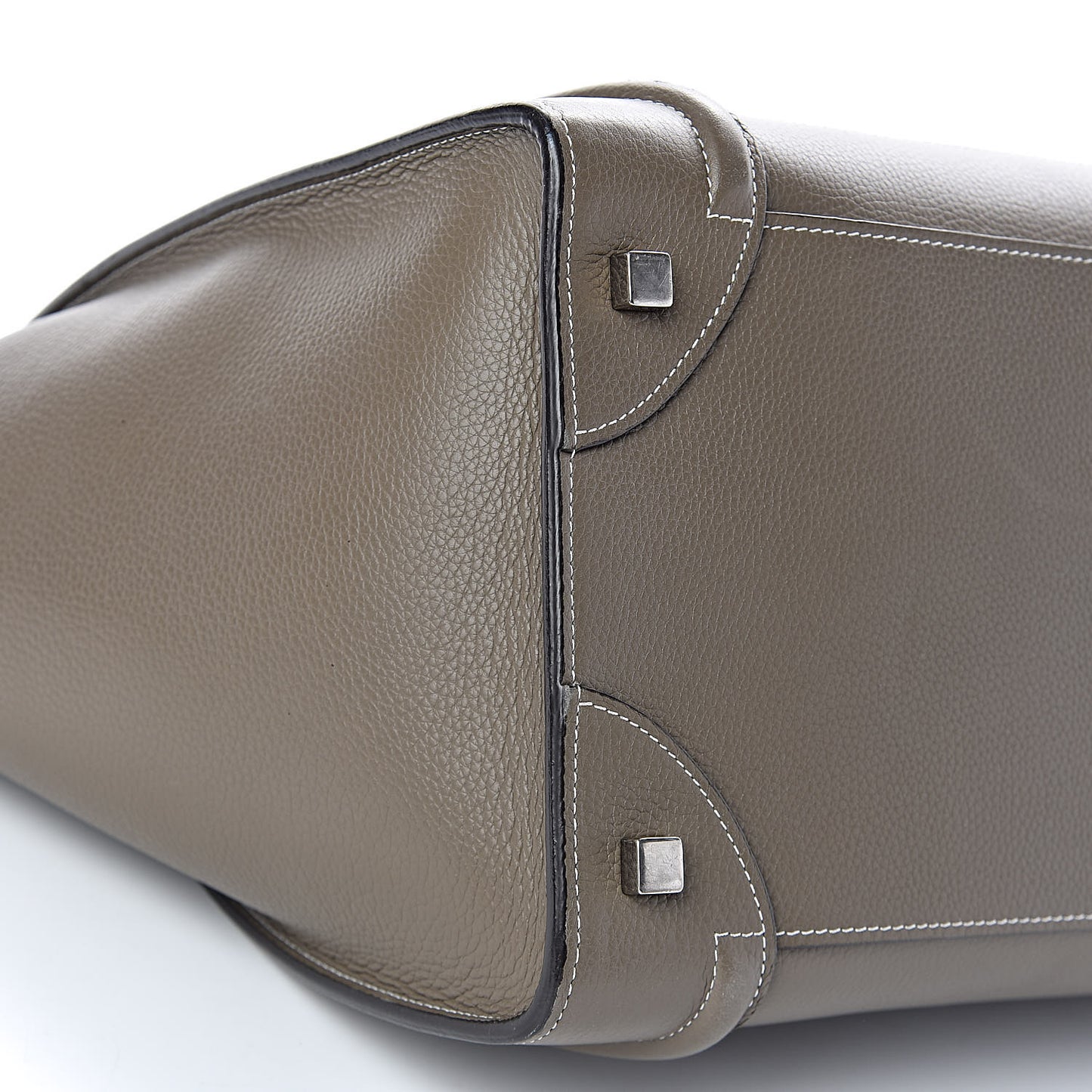 Drummed Calfskin Mini Luggage Souris