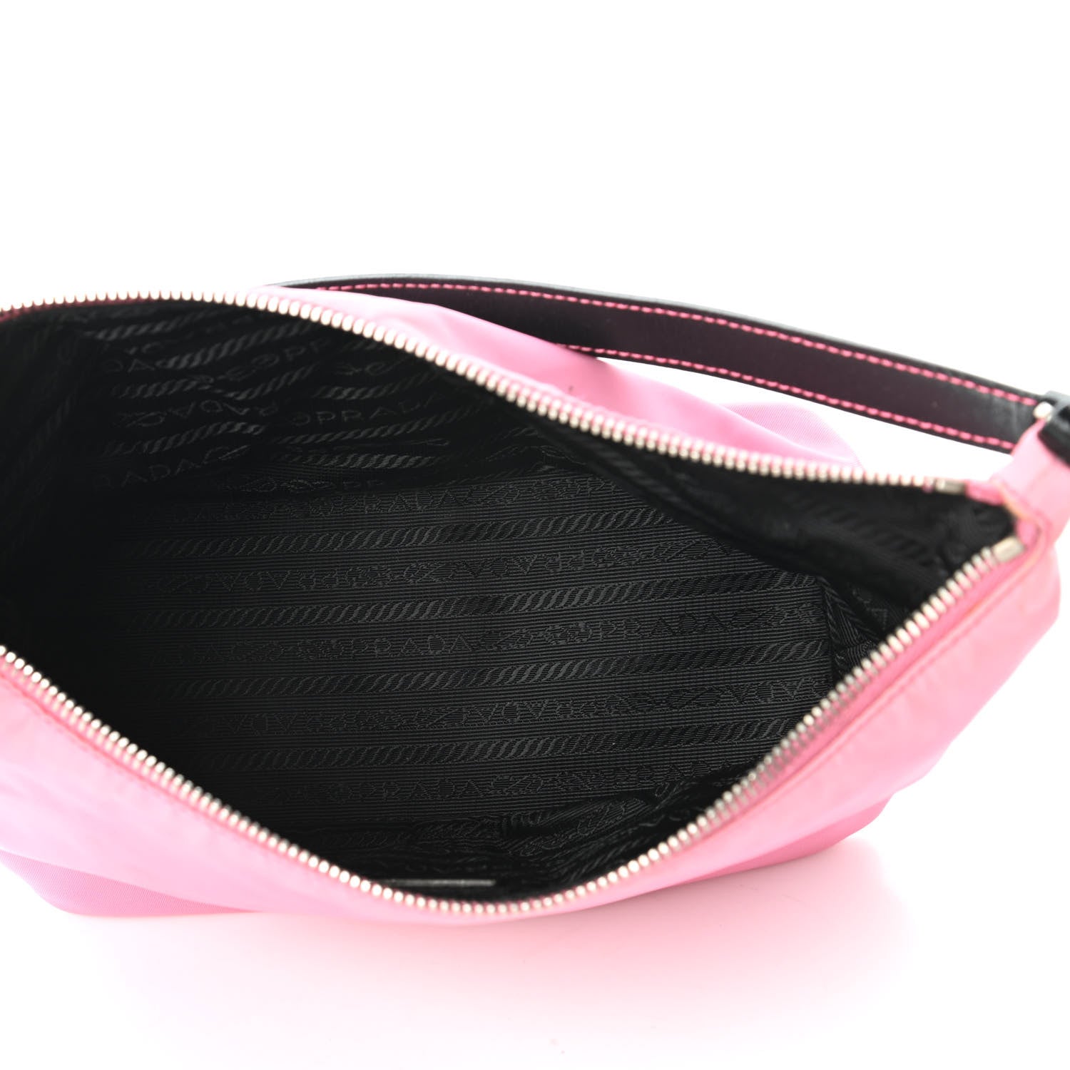 Prada Tessuto Nylon Pochette Bag Begonia 5 of 10