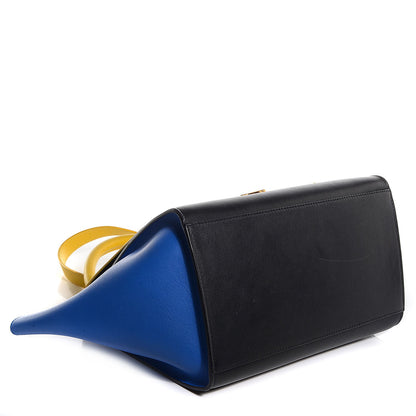 Celine Smooth Calfskin Small Tri-Color Trapeze Sunflower 4 of 9