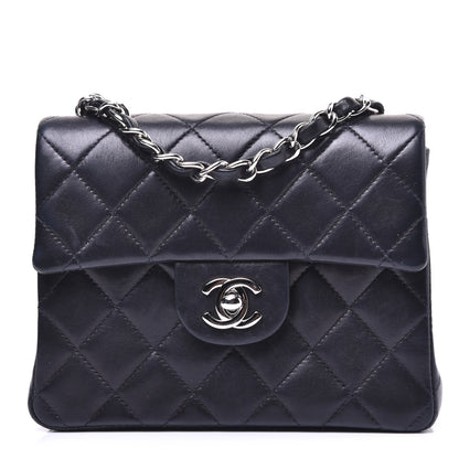 Chanel Lambskin Quilted Mini Square Flap Black 1 of 17