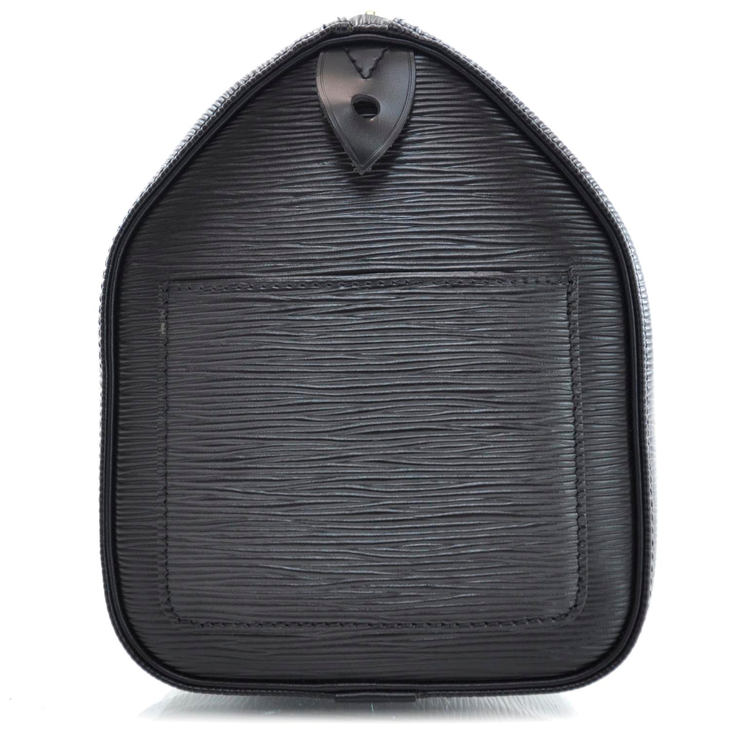 Louis Vuitton Epi Speedy 25 Black 4 of 11