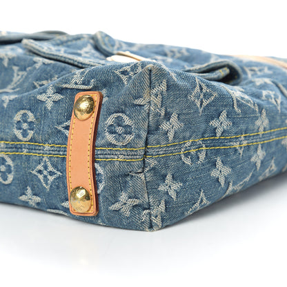 Louis Vuitton Denim Baggy GM Blue 9 of 9