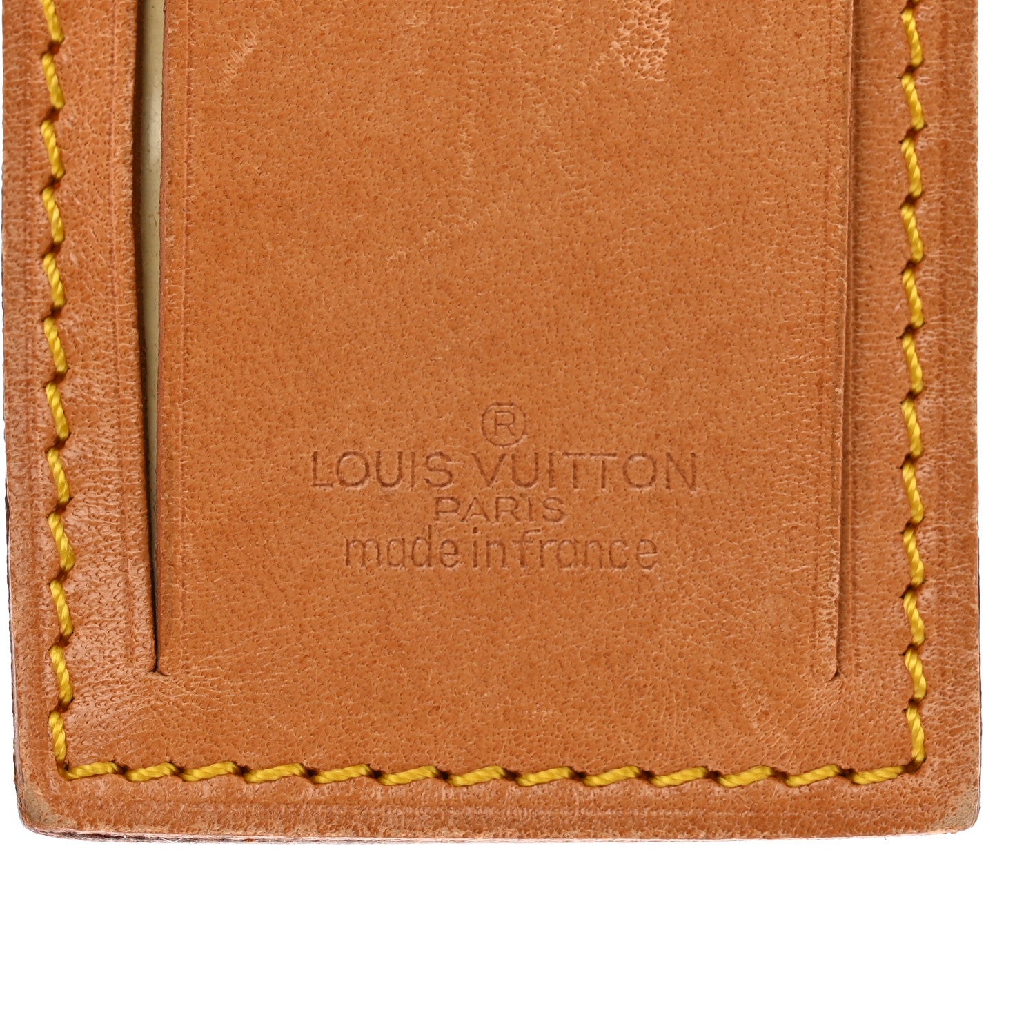 Louis Vuitton Vachetta Luggage Tag 4 of 5