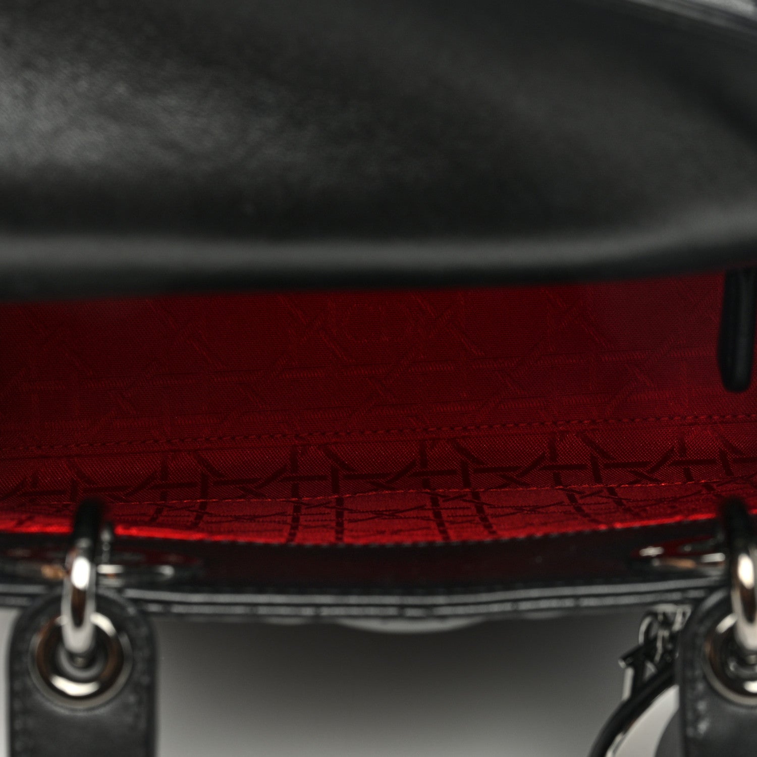 Christian Dior Lambskin Cannage Small My ABCDior Lady Dior Black 5 of 8