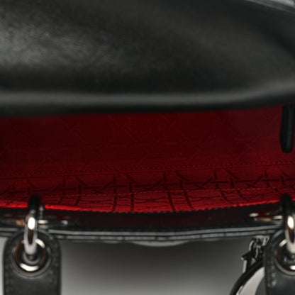 Christian Dior Lambskin Cannage Small My ABCDior Lady Dior Black 5 of 8