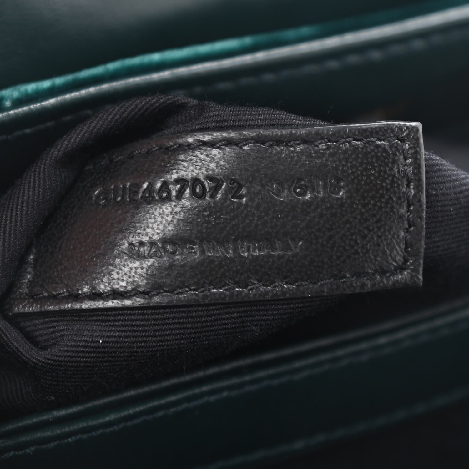 Saint Laurent Velvet Y Quilted Monogram Toy Loulou Crossbody Bag Dark Ottanio 7 of 15