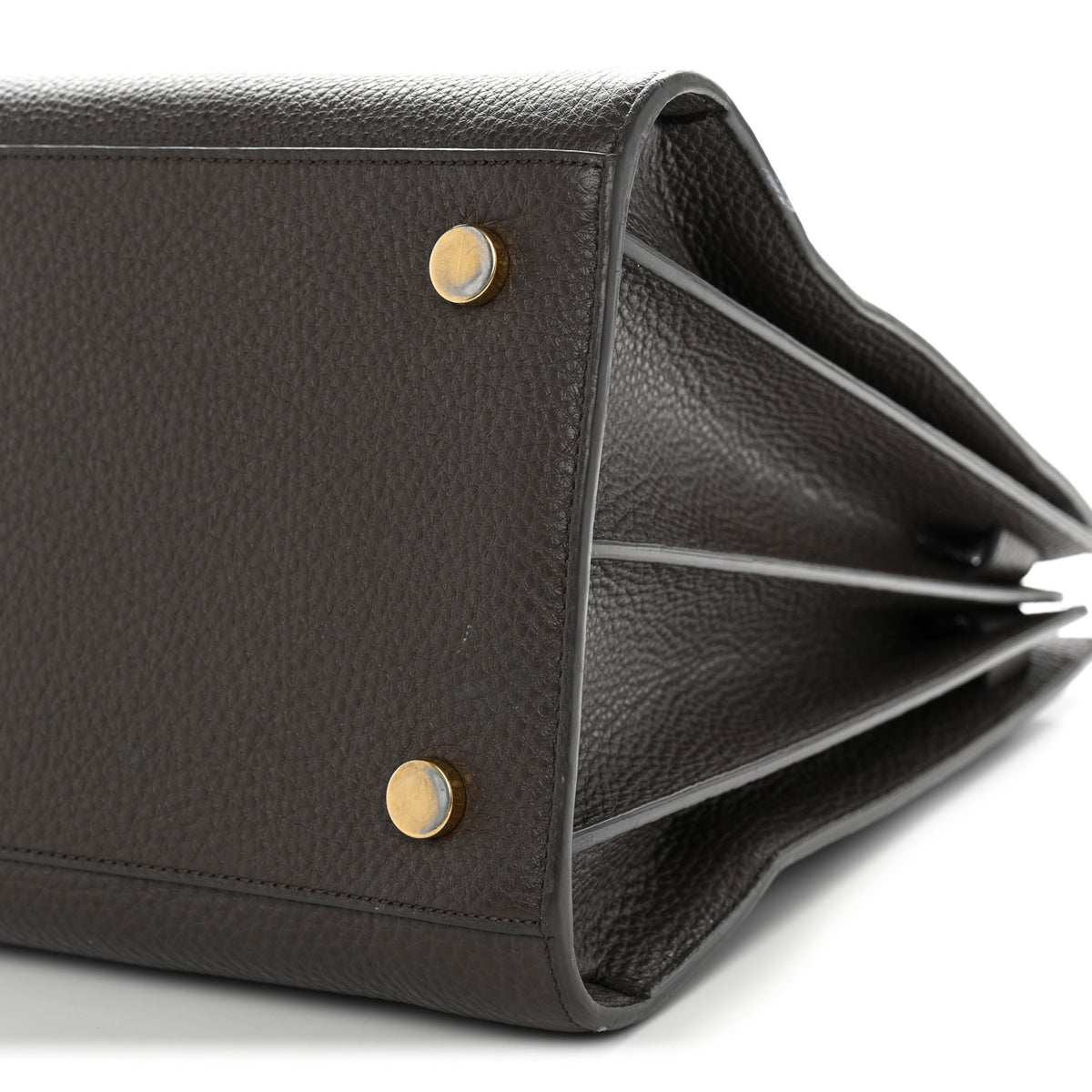 Grained Calfskin Large Sac de Jour Carryall Earth