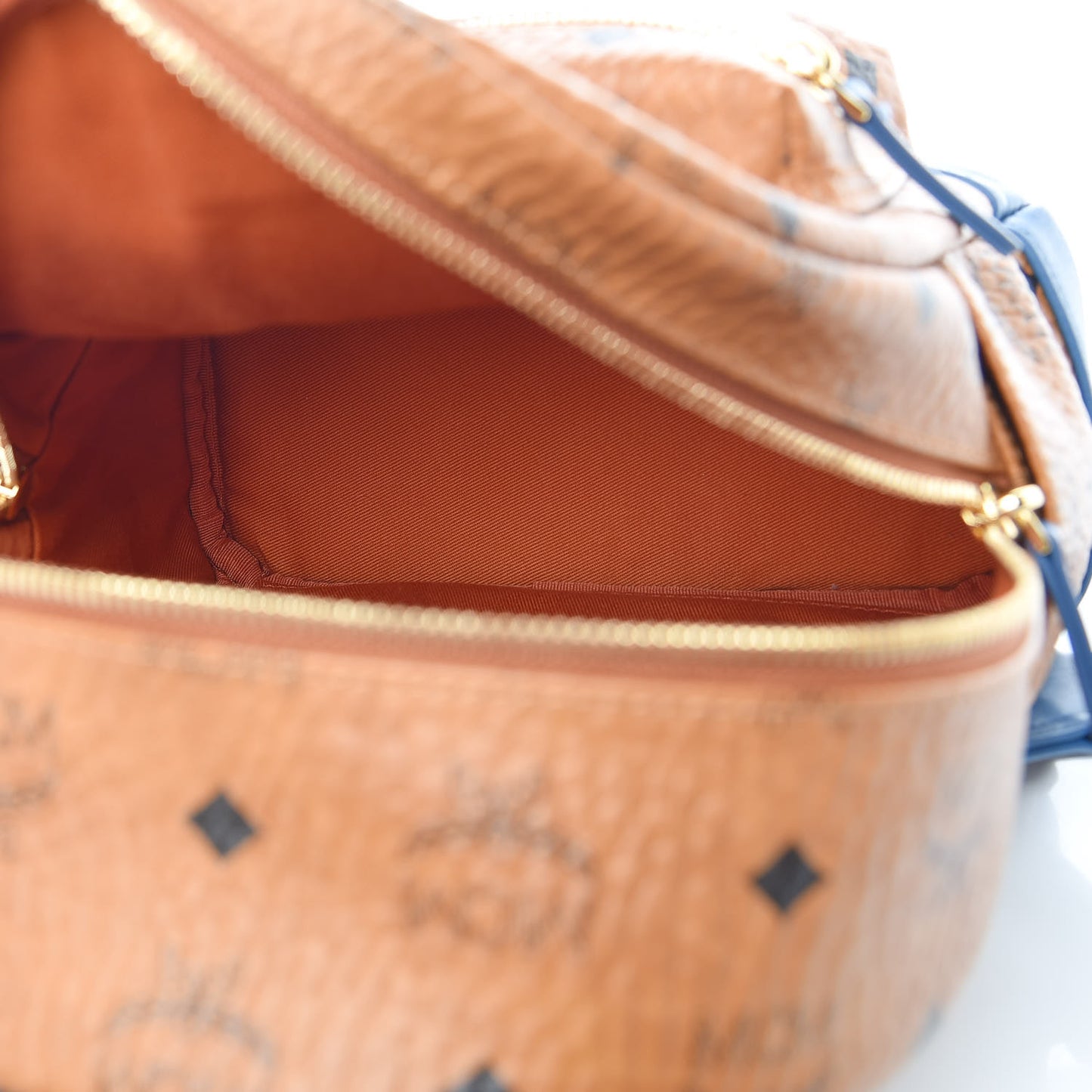 Visetos Mini Stark Backpack Cognac Slate Blue