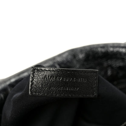 Saint Laurent Crinkled Calfskin Matelasse Monogram Medium Niki Chain Satchel Black 7 of 10