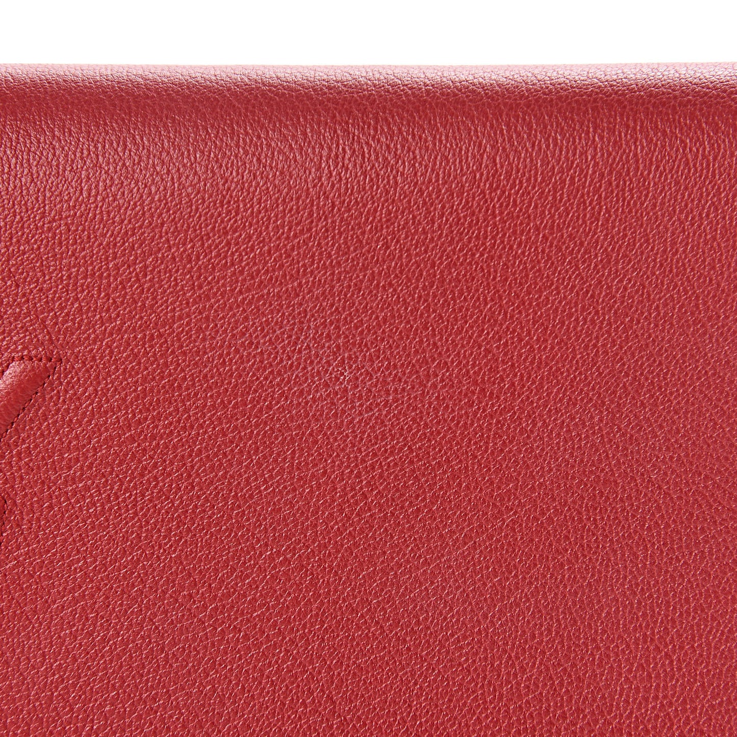 Calfskin Monogram Large Belle De Jour Clutch Red
