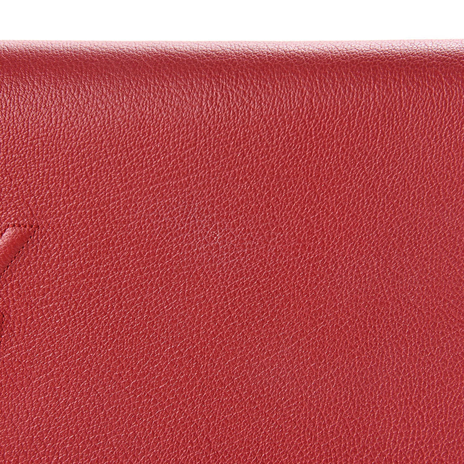 Saint Laurent Calfskin Monogram Large Belle De Jour Clutch Red 10 of 10