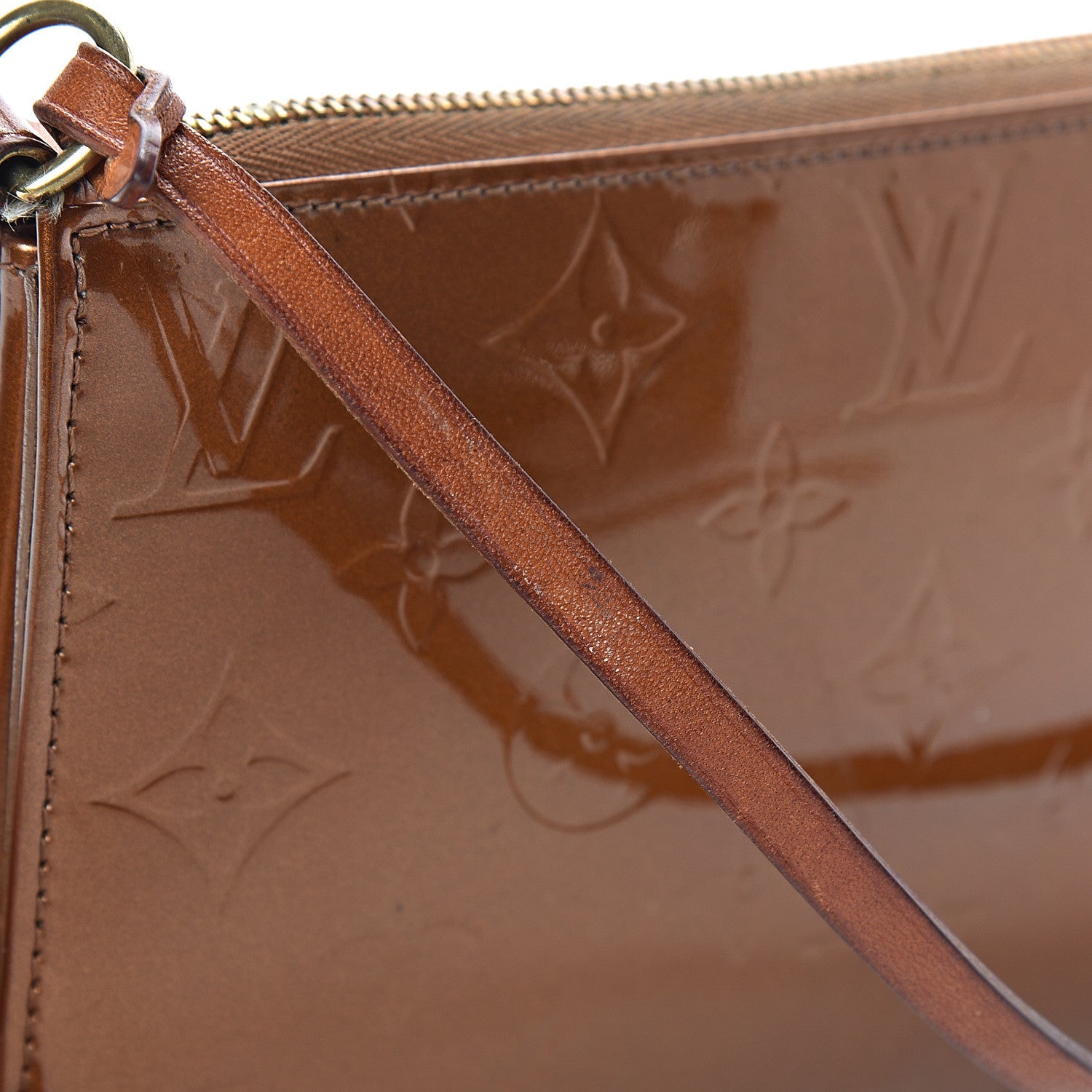 Louis Vuitton Vernis Lexington Pochette Bronze 12 of 15