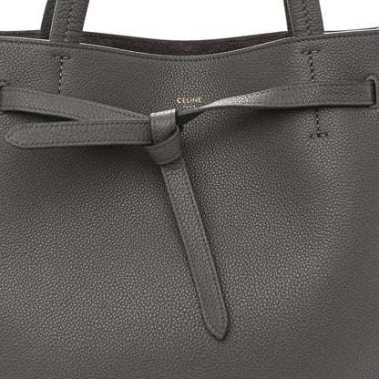 Celine Soft Grained Calfskin Small Belt Cabas Phantom Taupe 8 of 10