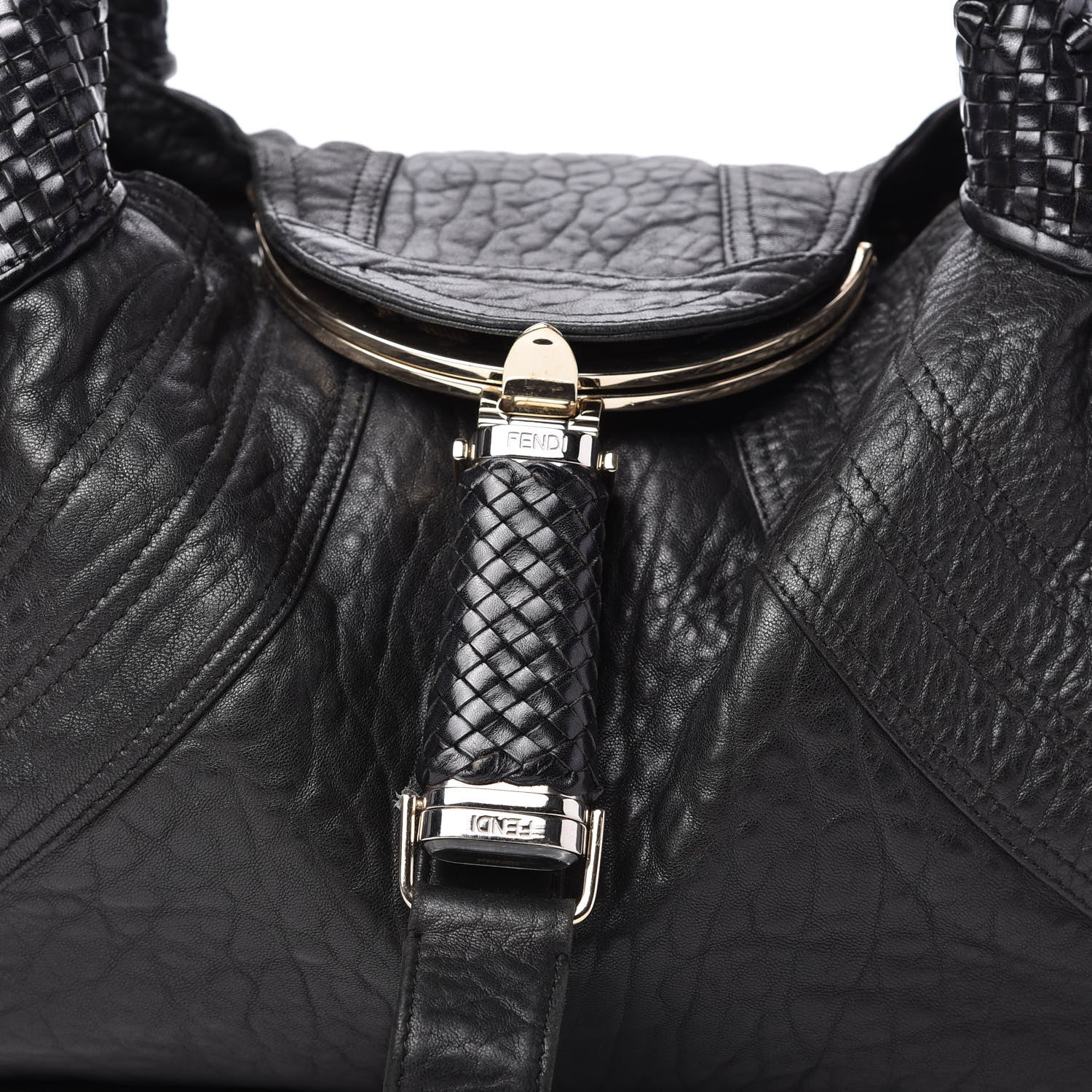 Fendi Nappa Nuvolata Spy Black 11 of 13