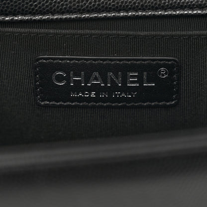 Chanel Caviar Quilted Medium Boy Flap Black 7 of 10