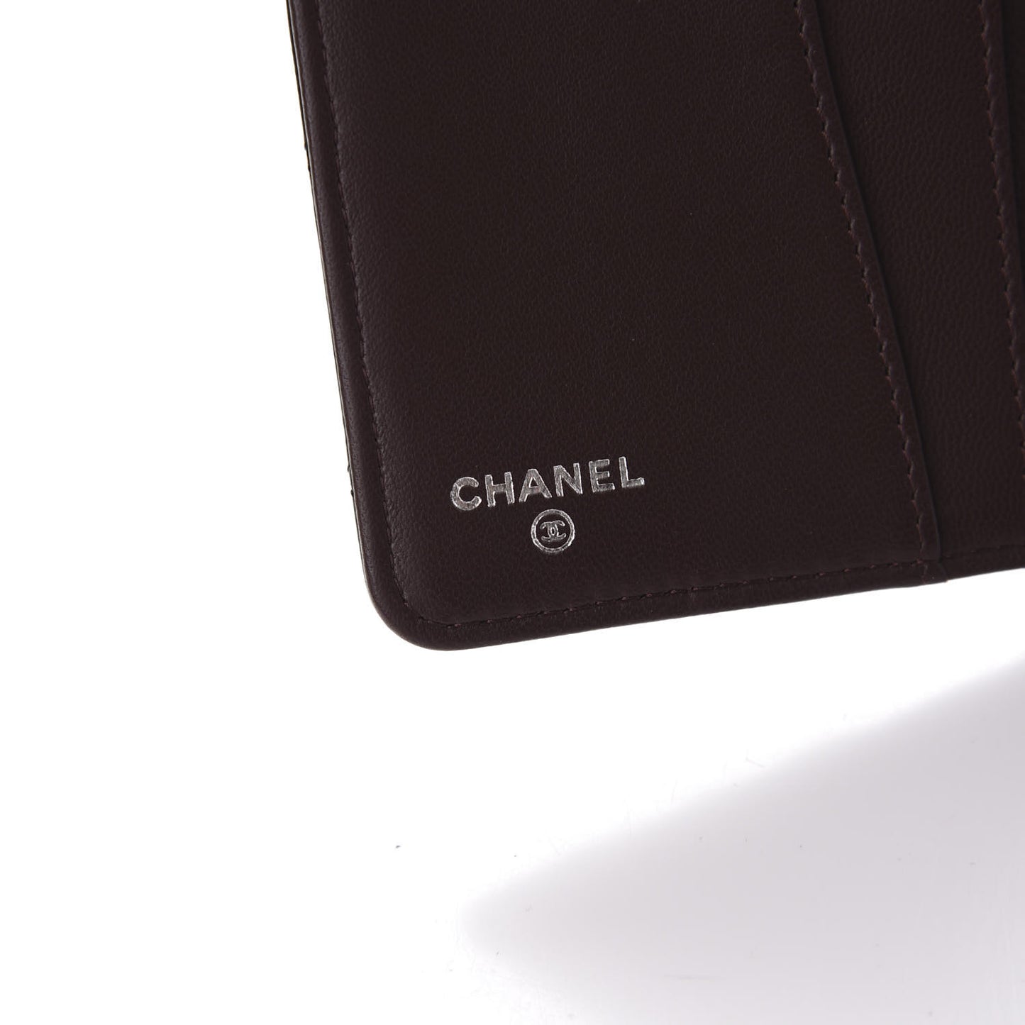 Lambskin Quilted Medium Agenda Cover Black