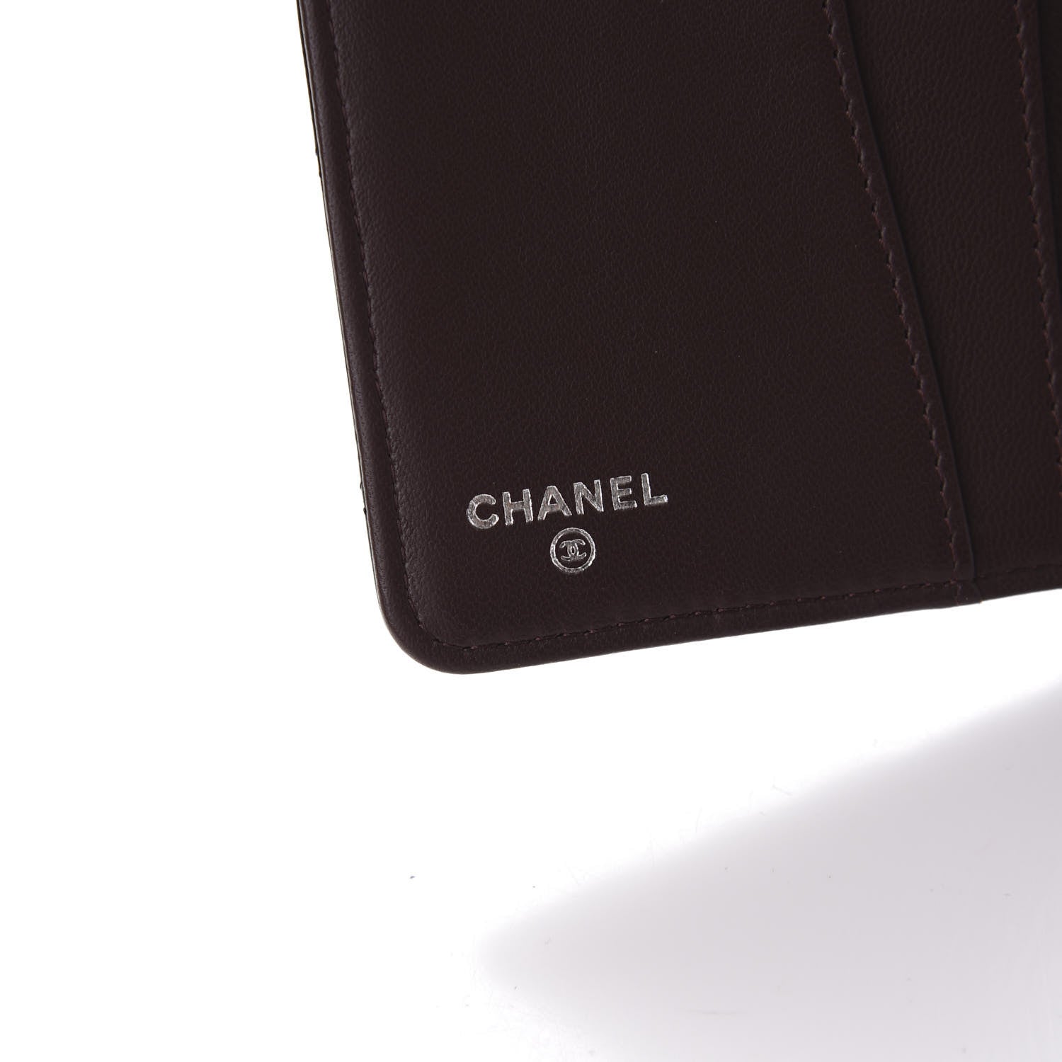 Chanel Lambskin Quilted Medium Agenda Cover Black 6 of 6