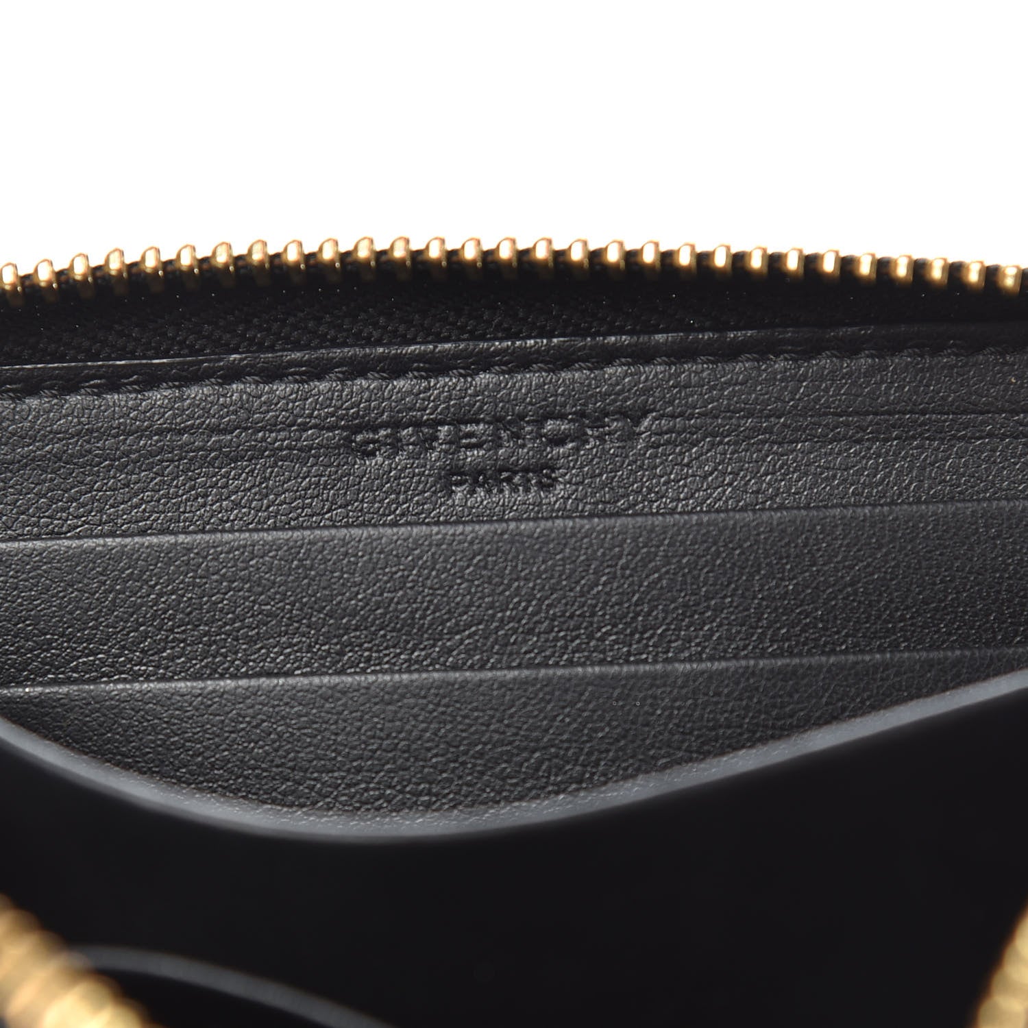 Givenchy Textured Coated Canvas Rottweiler Print Zip Wallet Black 6 of 9