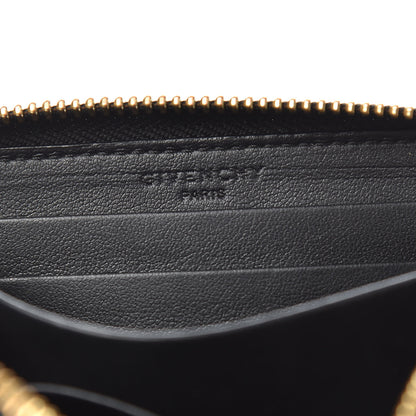 Givenchy Textured Coated Canvas Rottweiler Print Zip Wallet Black 6 of 9