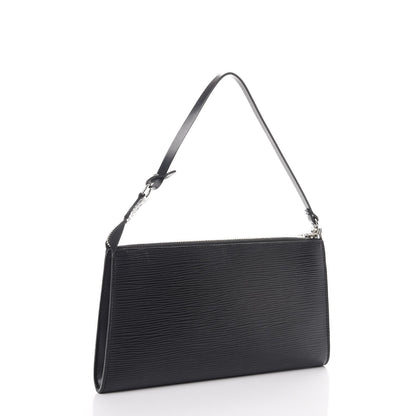 Louis Vuitton Epi Pochette Accessories 24 Black 3 of 13