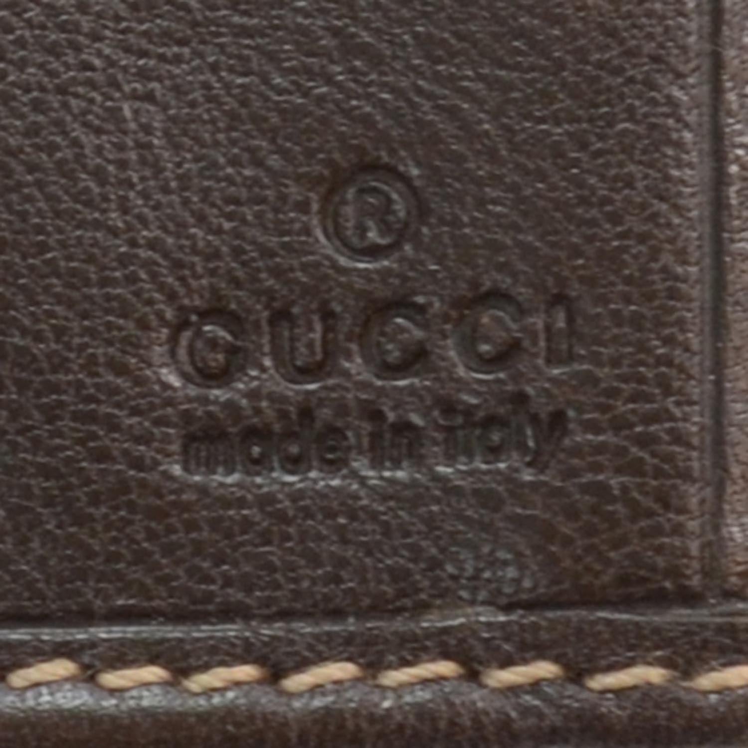 Gucci Suede Royal Continental Wallet Brown 6 of 7
