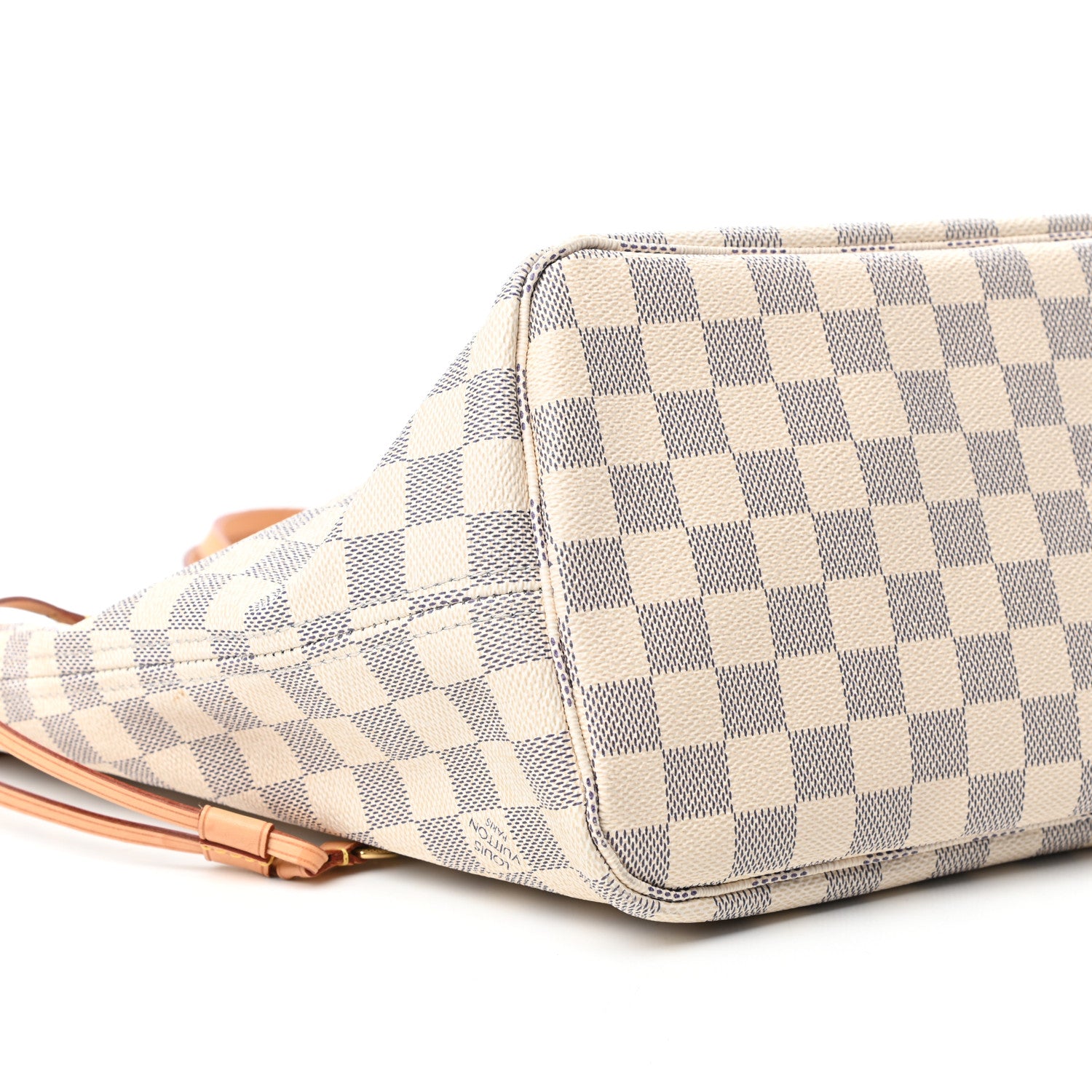 Louis Vuitton Damier Azur Neo Neverfull MM Rose Ballerine 8 of 9