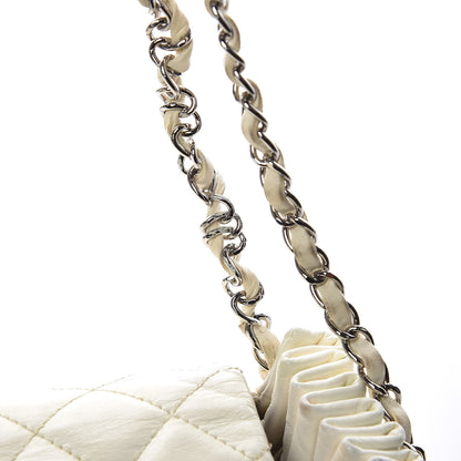 Chanel Lambskin Quilted Small Accordion Flap White 19 of 21