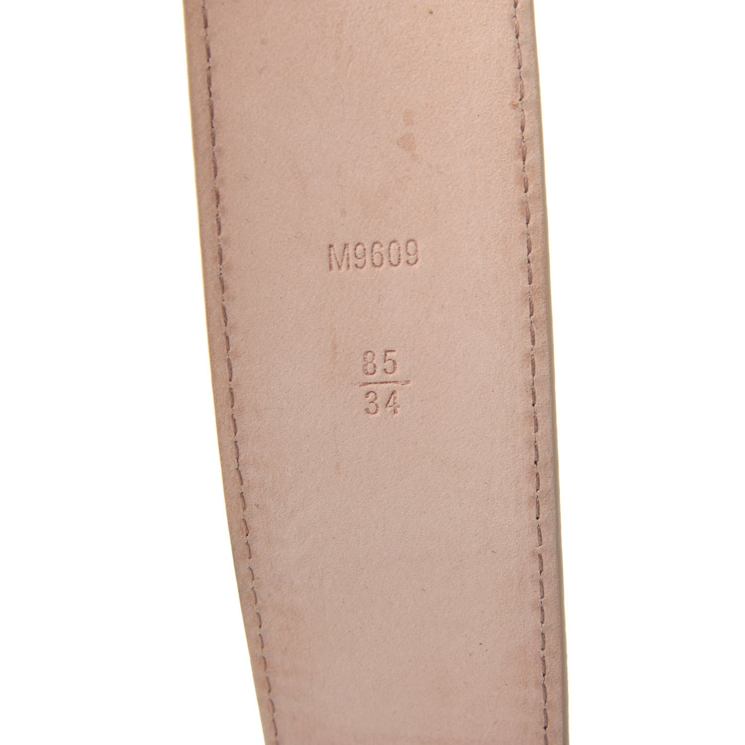 Louis Vuitton Damier Azur 40mm LV Initiales Belt 85 34 4 of 4