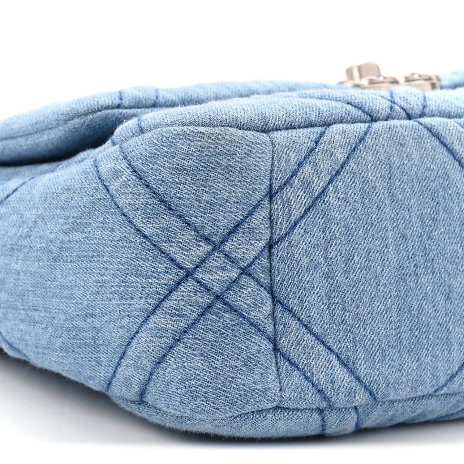 Chanel Denim Quilted Medium Chanel 19 Flap Blue 9 of 10