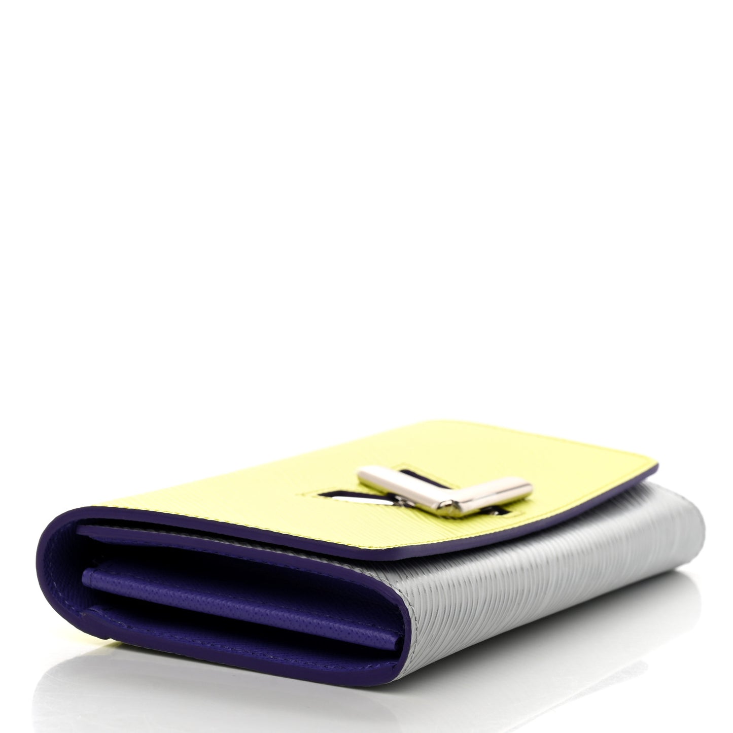 Epi Tri-Color Twist Wallet Acid