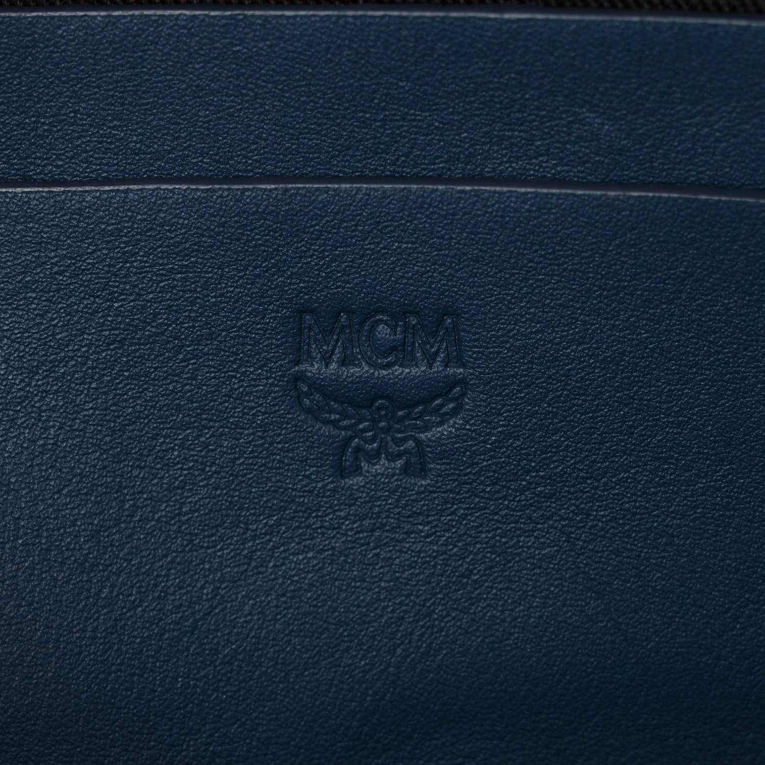 MCM Visetos X-Mini Stark Bebe Boo Backpack Deep Blue Sea 6 of 10