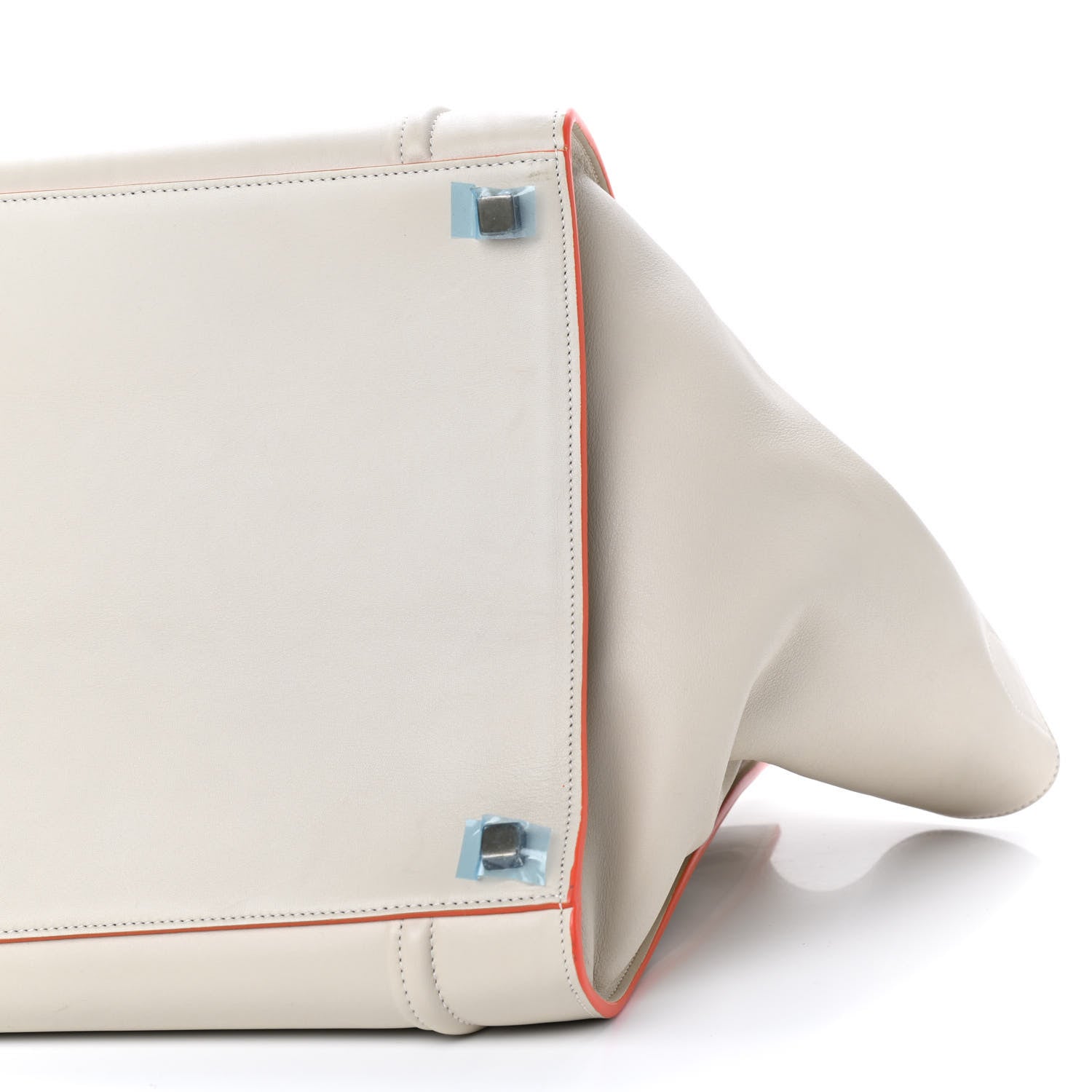 Celine Grained Calfskin Medium Phantom Luggage Cream 6 of 7