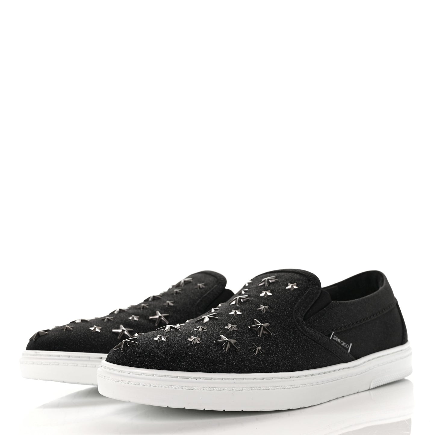 Fine Glitter Suede Mens Grove Sneakers 40 Black