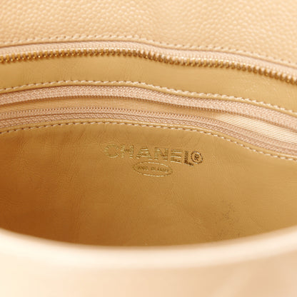 Chanel Caviar Quilted Medallion Tote Beige 6 of 10