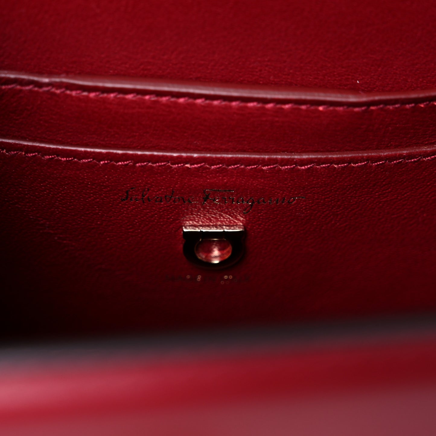 Smooth Calfskin Mini Boxyz Red