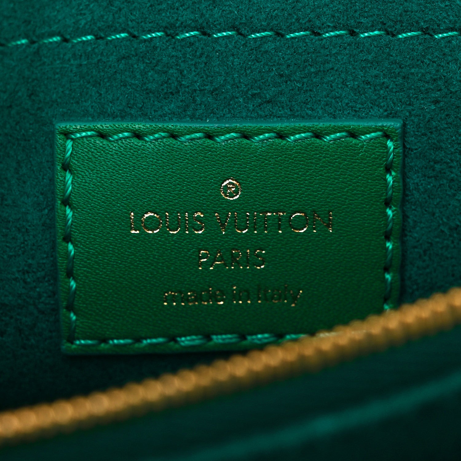 Louis Vuitton Calfskin New Wave Chain Bag MM NM Emerald 6 of 10