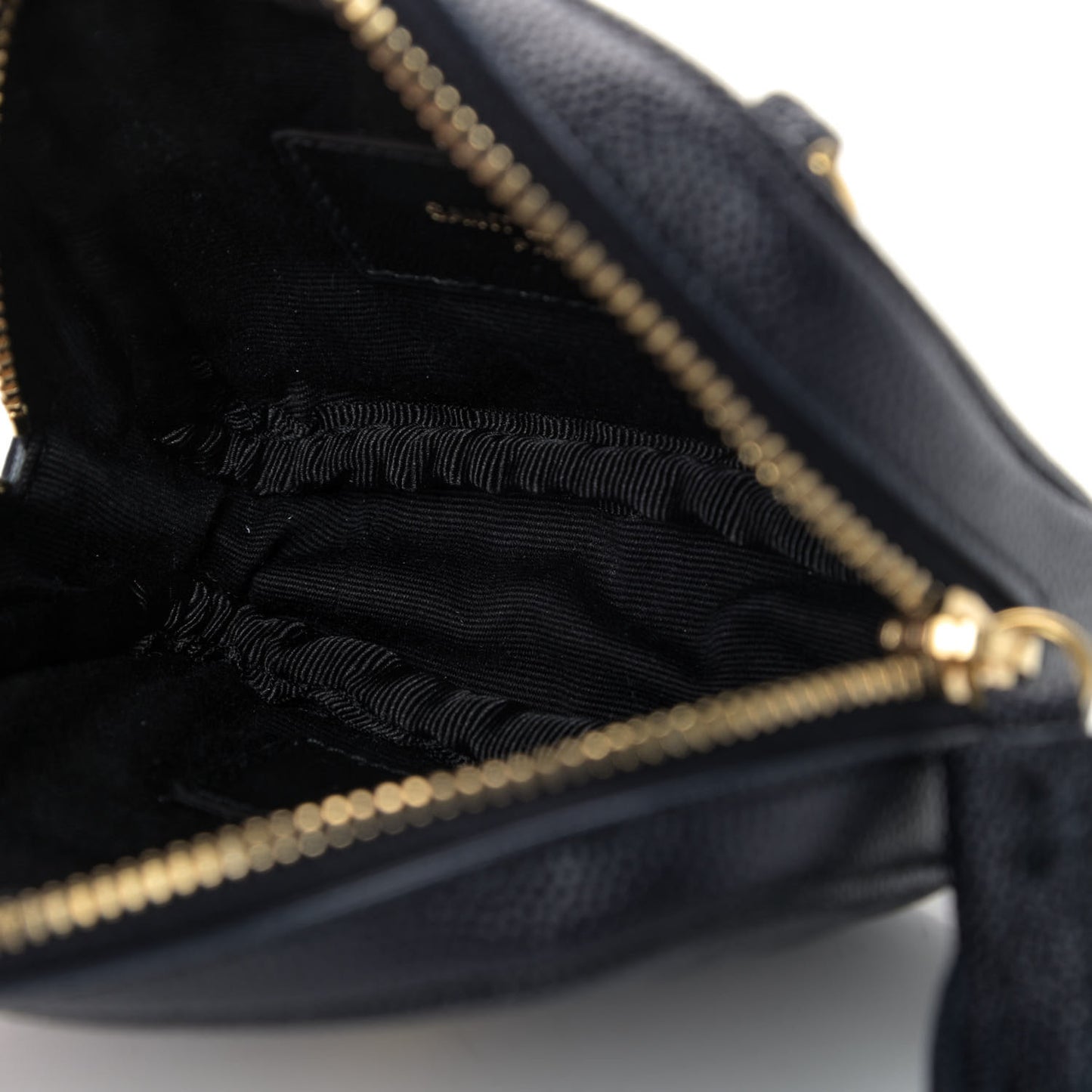 Grain De Poudre Matelasse Monogram Baby Lou Camera Bag Deep Marine