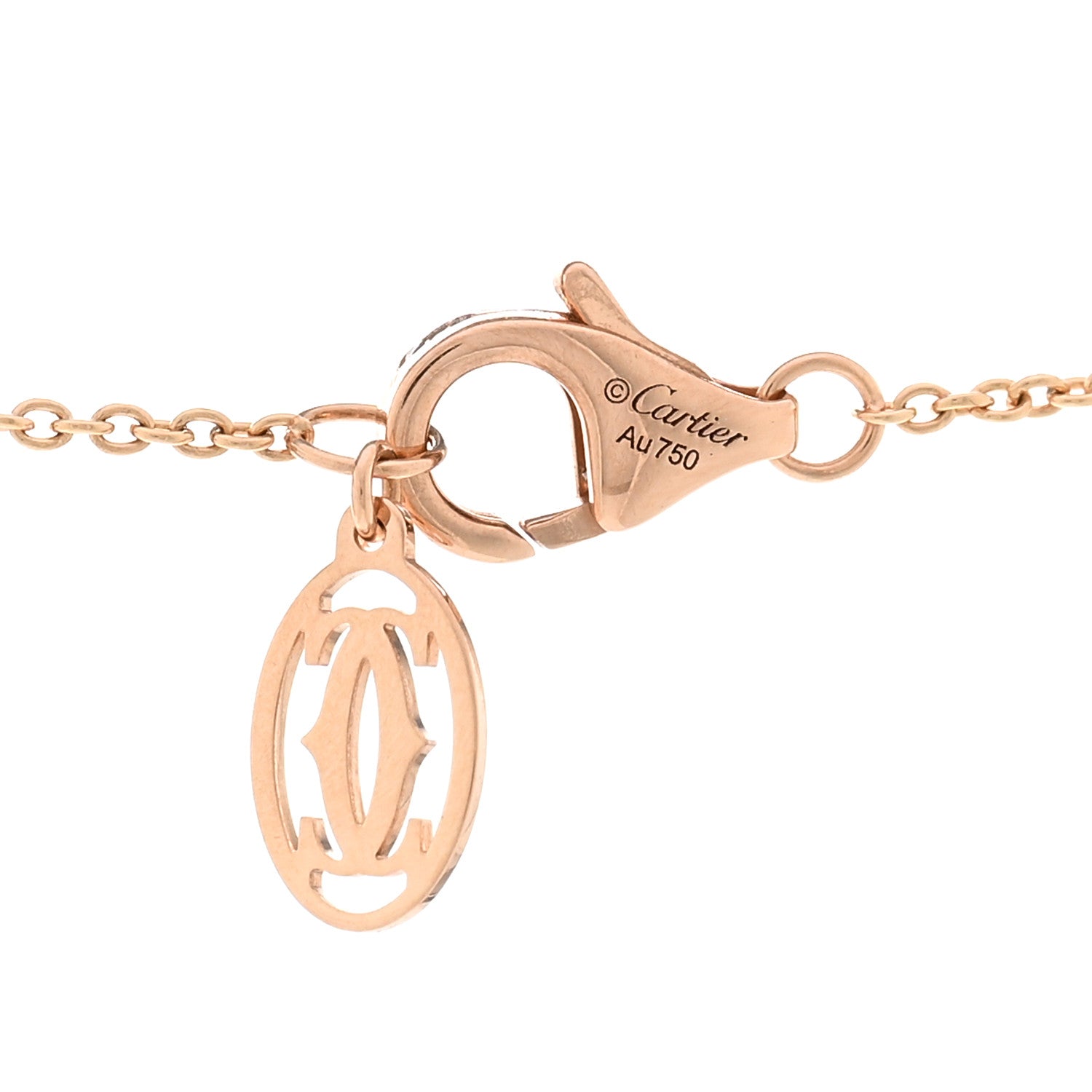 Cartier 18K Pink Gold Diamond Clash de Cartier Necklace 4 of 5
