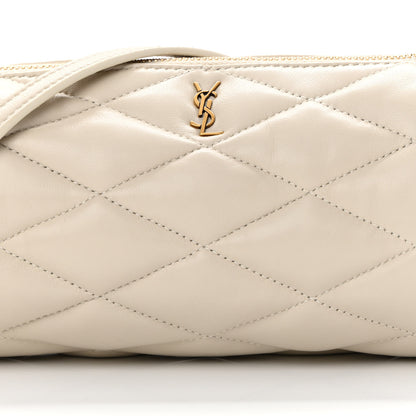 Saint Laurent Lambskin Monogram Mini Sade Tube Bag Crema Soft 8 of 11