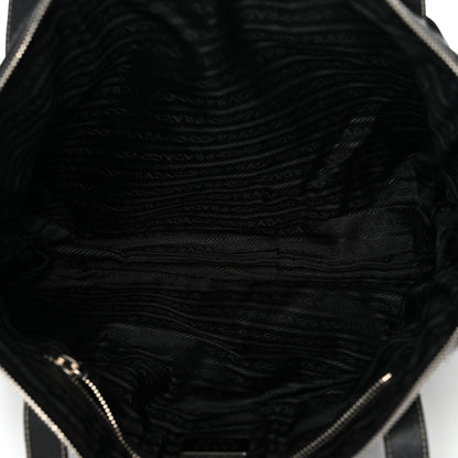 Prada Nappa Pocket Satchel Black 5 of 16