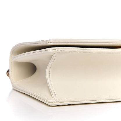 Christian Dior Lambskin Studded Small Diorama Flap Bag Off White 9 of 12