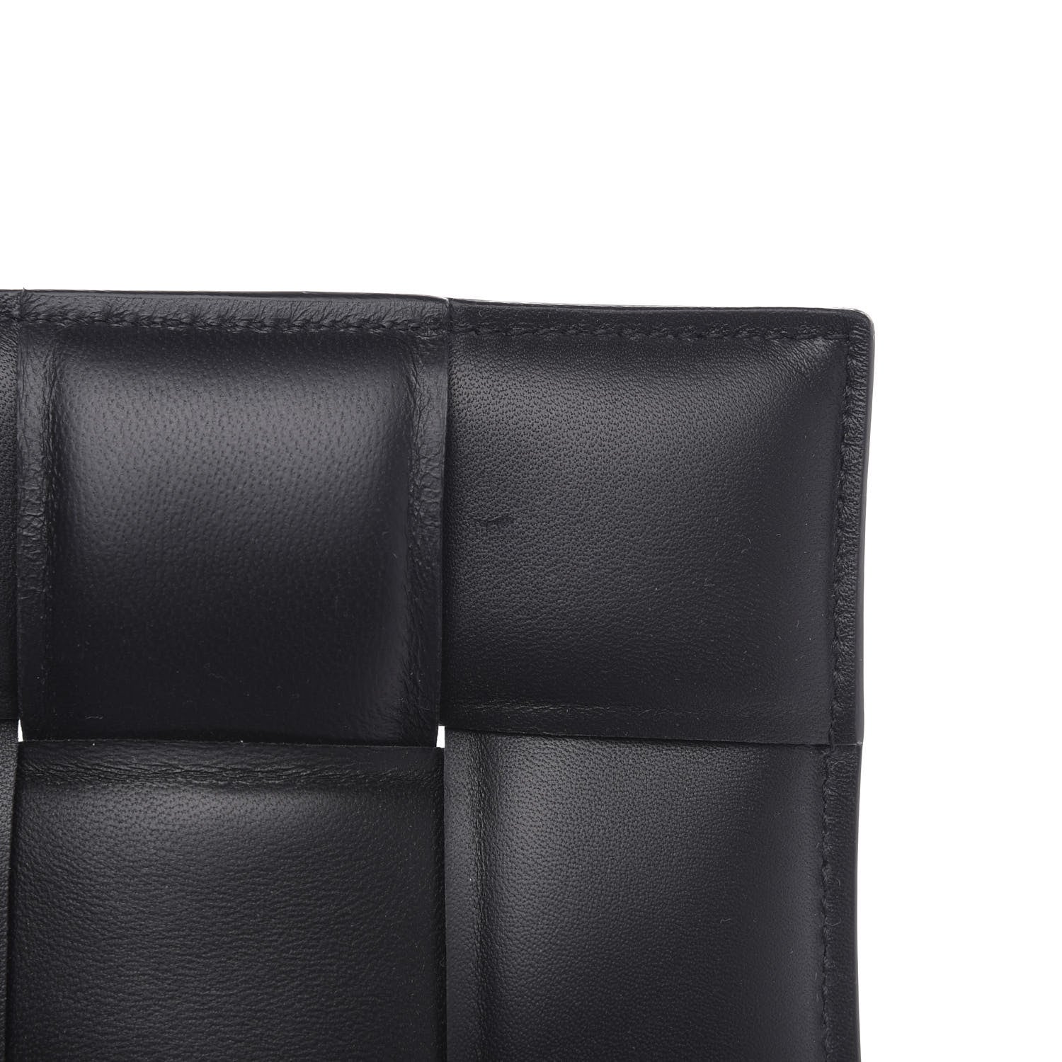 Bottega Veneta Lambskin Maxi Intreccio Padded Chain Cassette Crossbody Bag Black 10 of 10