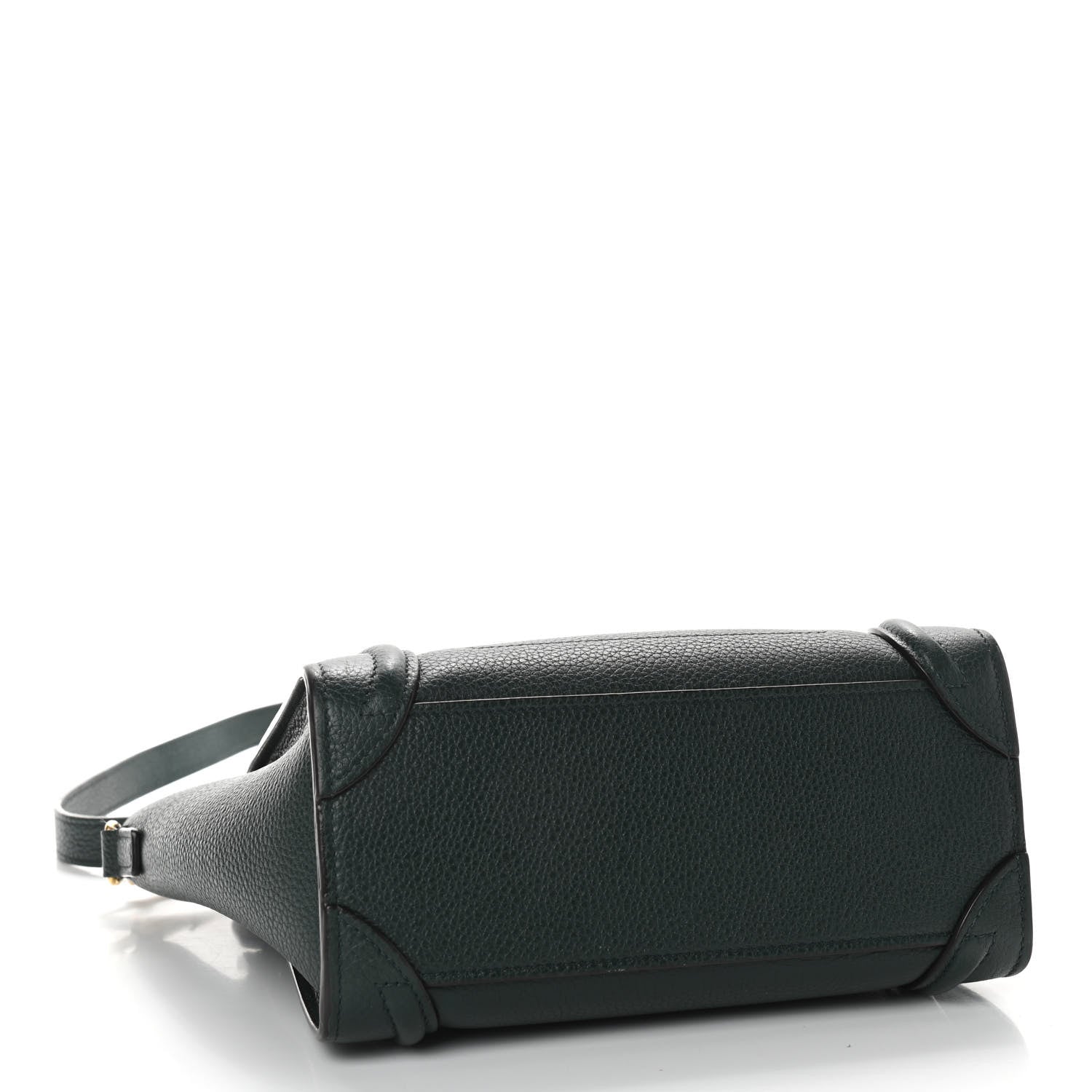 Celine Drummed Calfskin Nano Luggage Amazone 3 of 15